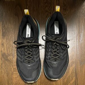 Hoka Women’s Black and Yellow Athletic Shoes